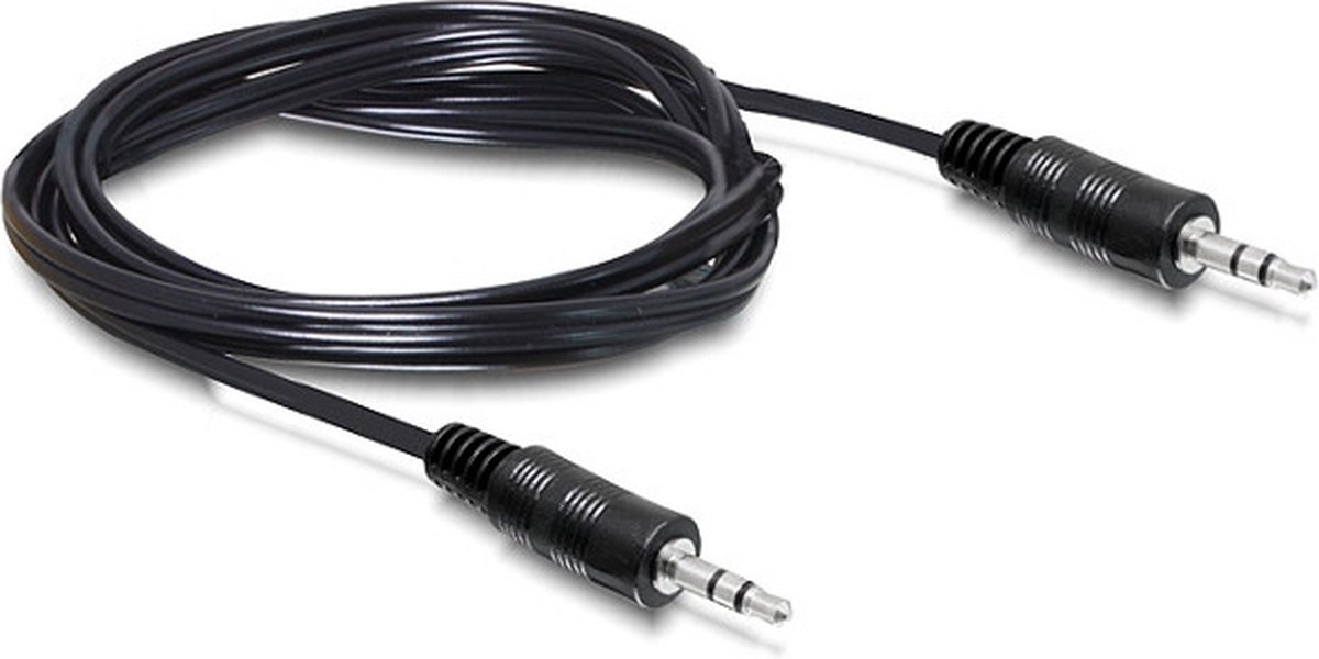SBOX 3.5-3.5-M/M-2 audio kabel 2 m 3.5mm Zwart