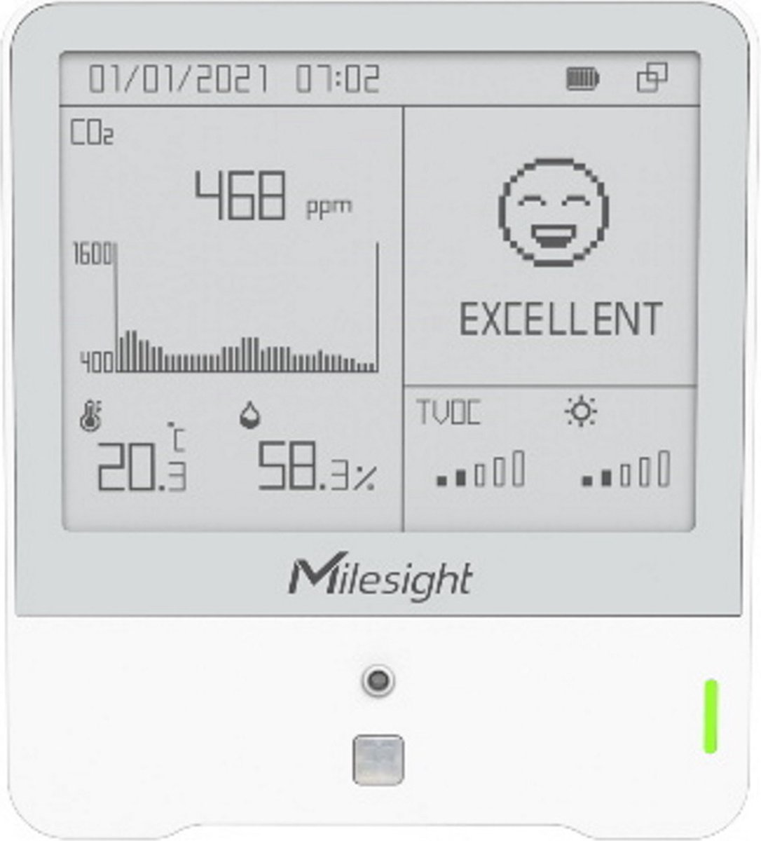 Milesight AM307 LoRaWAN Ambience Monitoring Sensor