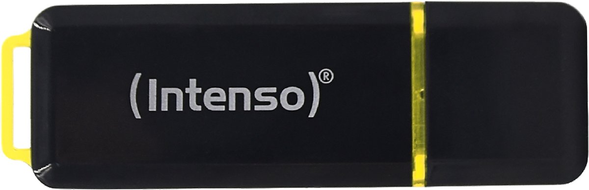 Intenso 3537492 USB-stick 256 GB USB 3.2 Gen 2 (USB 3.1) Zwart, Geel 3537492