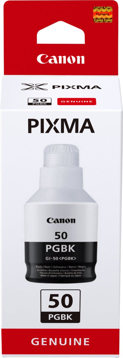 Canon GI-50 PGBK - Inktfles - Origineel - Hoge capaciteit - Zwart