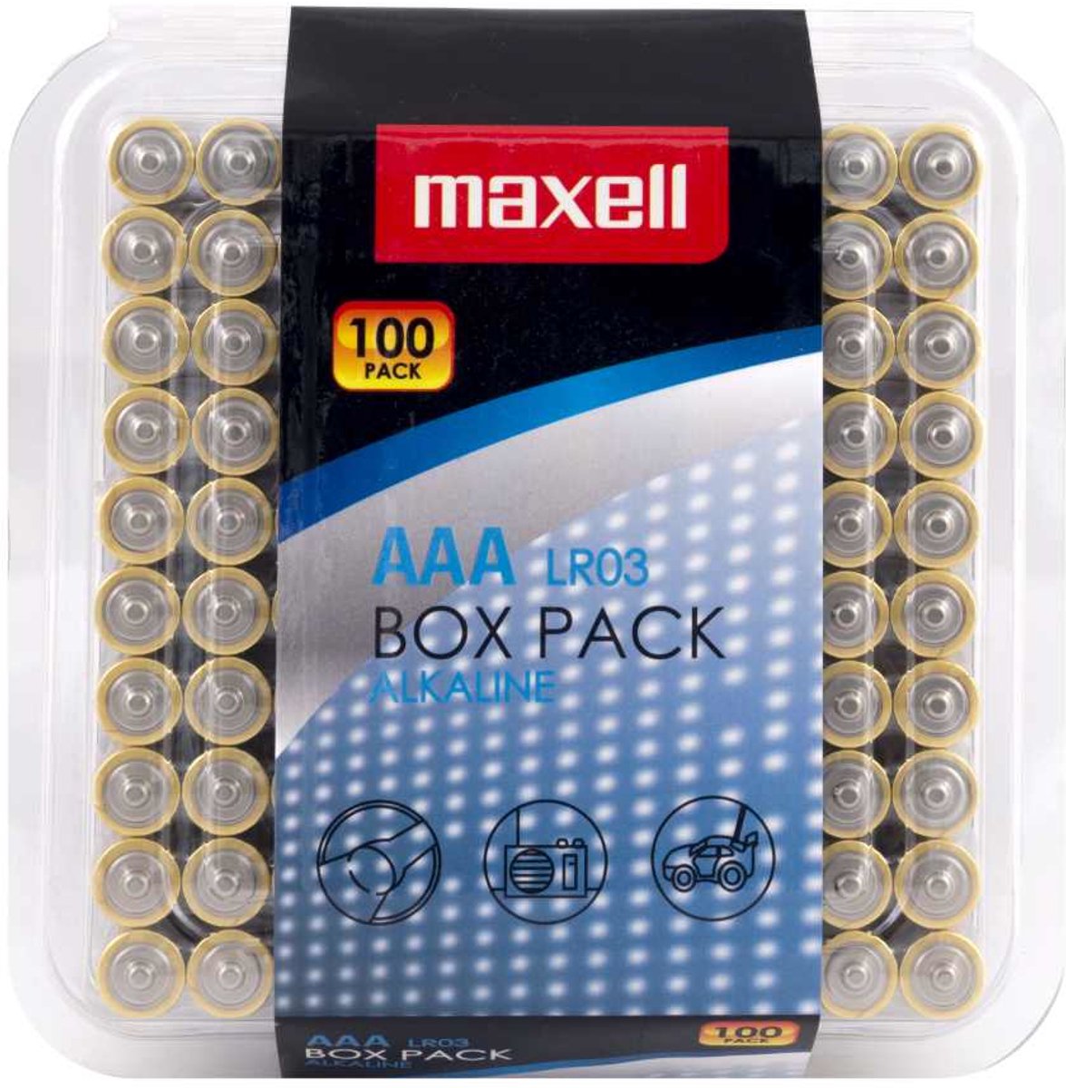 100 x AAA Mini Penlite Alkaline batterijen