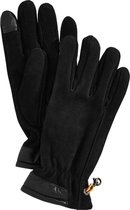 Timberland Seabrook Lederen Touchscreen Handschoenen - Zwart - Maat S