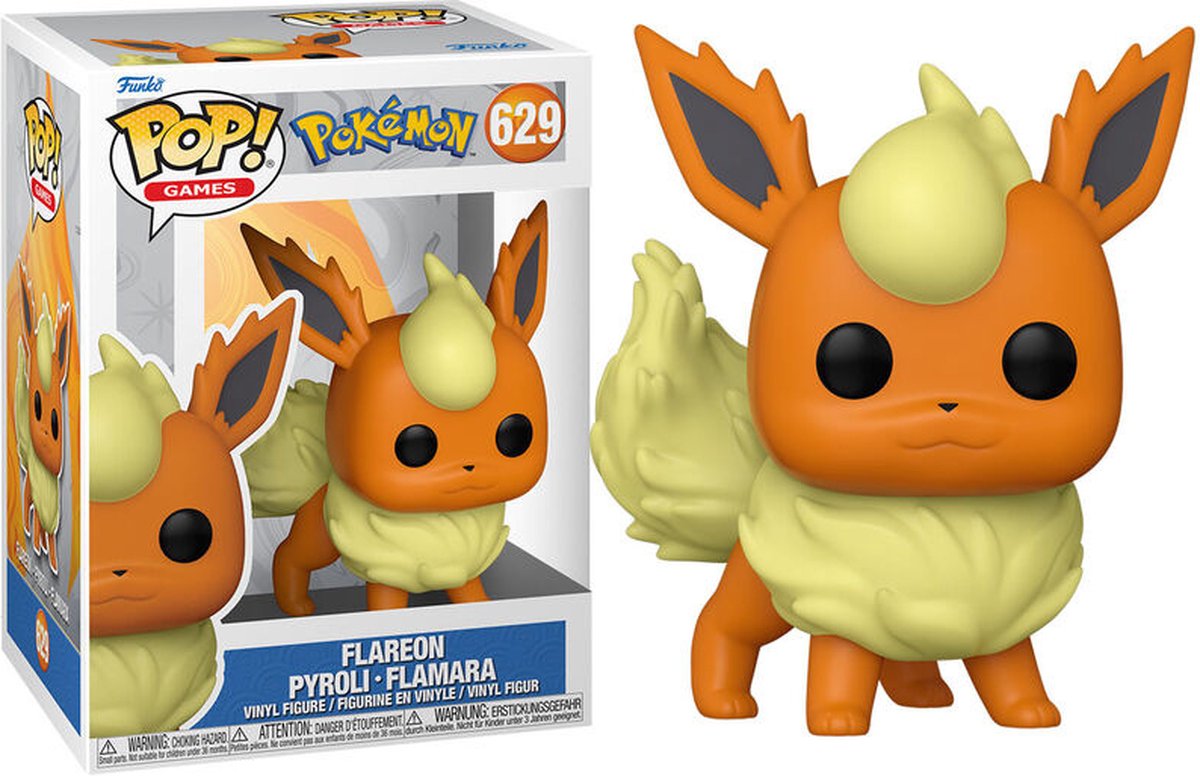 Pop Games: Pokémon Flareon - Funko Pop #629