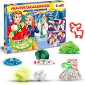 CRAZE Adventskalender 2022, Magic Dough, intelligente kneedstof, kerstkalender voor kinderen, creatieve speelgoedkalender met kneedmassa MET SLIJM CADEAU