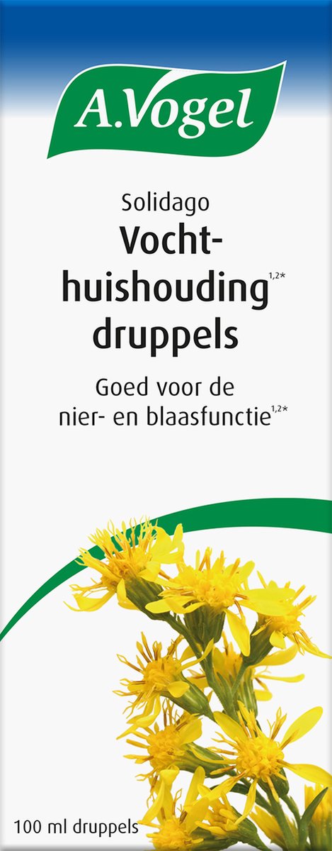 Goedkoopste A.Vogel Solidago druppels - Goed voor de nier- en blaasfunctie - 100 ml