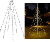 Oneiro’s luxe Vlaggenmast verlichting 400 LED's - 800cm - kerst – vlaggenmast verlichting - feestdagen - winter - verlichting - binnen - buiten – sfeer