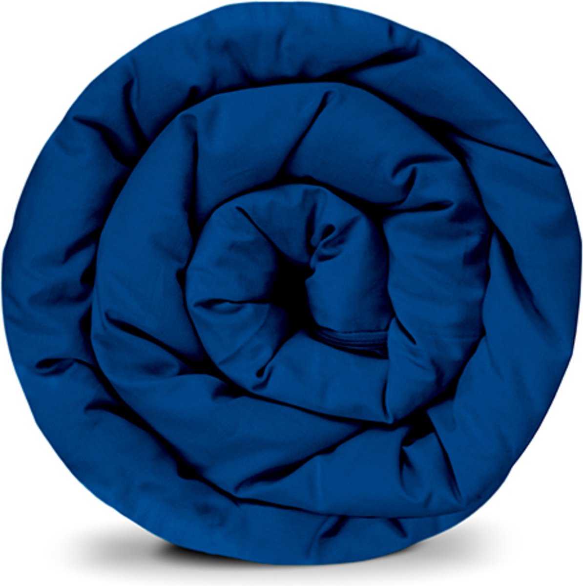 BALANCE weighted blanket cover in blauw katoen ritssysteem zomerhoes voor volwassenen/adolescenten voor een betere slaap afmeting: 150x220 cm