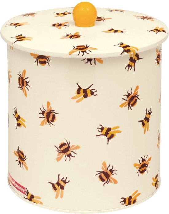 Emma Bridgewater Guanto Da Forno Doppio Con Api E Pois, Cotone, 94x19.5 Cm, Imbottito, Lavabile, Per Mani Destra E Sinistra