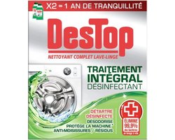 DESTOP Integrale behandeling Wasmachinereiniger de 2 flesjes van 250 ml