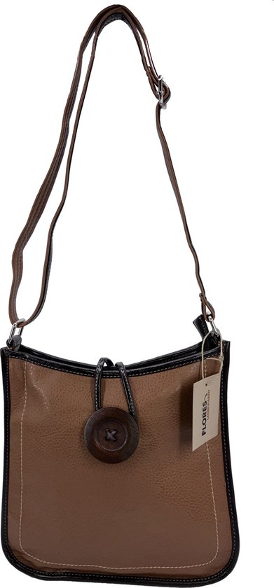 woodwear Houten handtas clutch dames schoudertas dames schoudertas handtas handbagage, bruin