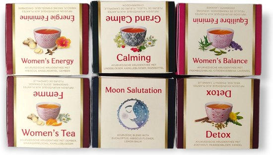 Yogi Tea - les 6 saveurs préférées des femmes - 6 packs de 17 sachets de  thé | bol.com