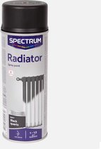Spectrum radiator spuitverf |400 ml | Hittebestendig| Zwart|
