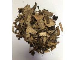 Houtsnippers boomschors bodembedekking CHIPS wit 80 liter - Dure keuze