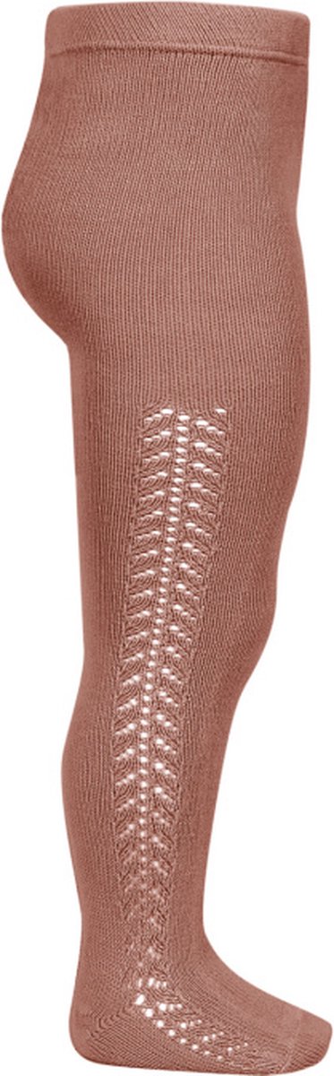 Condor Opengewerkte kniekousen Pale Pink | 2519/2|526- maat 32|35 | 8 jaar