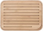 Planche à Pain, Bamboe, Wit, 35 x 25 cm - Pebbly