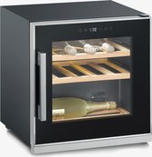 Severin WKS 8892 refroidisseur à vin Refroidisseur de vin compresseur Autoportante Noir, Transparent 14 bouteille(s)