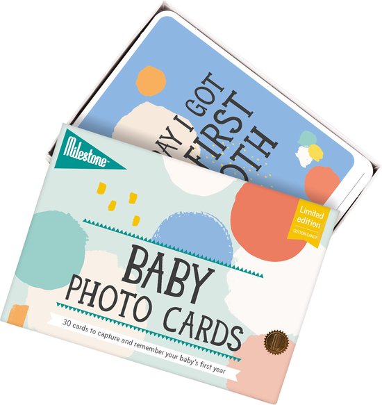 Carte Milestone In Legno Per Neonati | 12 Pietre Miliari Con Animali | Per Foto E Ricordi | Regalo Baby Shower