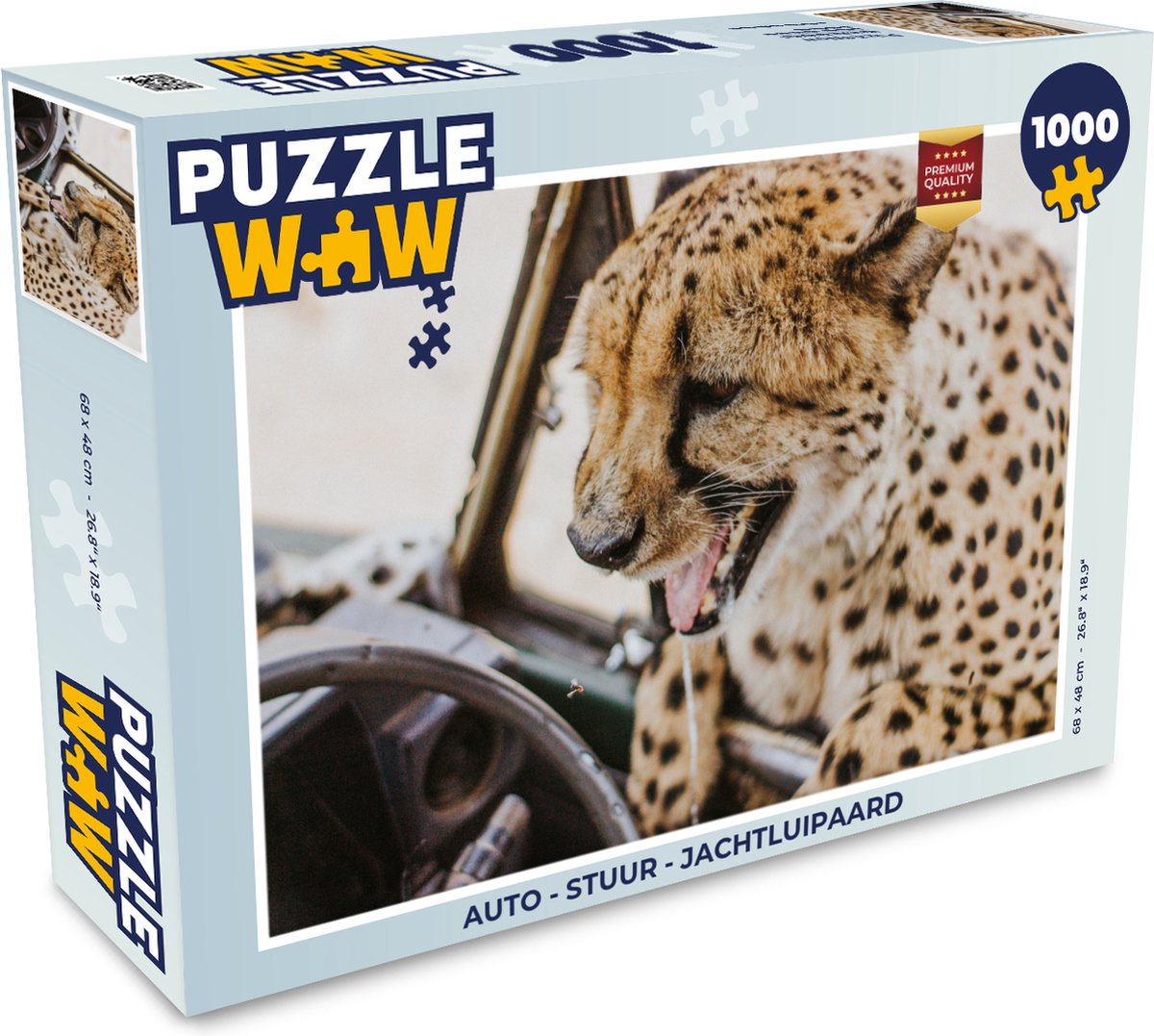 Puzzel Auto - Stuur - Jachtluipaard - Legpuzzel - Puzzel 1000 stukjes  volwassenen | bol.com