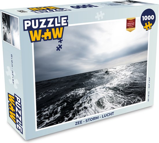 Lucht gevolg grijs Puzzel Zee - Storm - Lucht - Legpuzzel - Puzzel 1000 stukjes volwassenen -  Sinterklaas... | bol.com