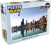 Puzzel Chicago - Toren - Skyline - Legpuzzel - Puzzel 1000 stukjes volwassenen