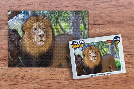 Puzzle Lion - Nature - Animaux - Puzzle - Puzzle 1000 pièces adultes