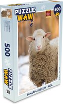 Puzzle Mouton - Neige - Laine - Puzzle - Puzzle 500 pièces - Sinterklaas cadeaux - Sinterklaas for big kids