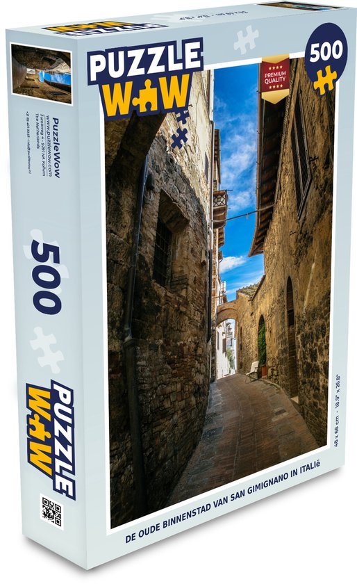 Puzzle La vieille ville de San Gimignano en Italie - Puzzle - Puzzle 500 pièces