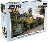 Puzzel Huis - Planten - Straat - Edinburgh - Legpuzzel - Puzzel 1000 stukjes volwassenen