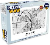 Puzzle Plan de la ville - Almelo - Pays- Nederland - Puzzle - Puzzle 1000 pièces adultes - Carte