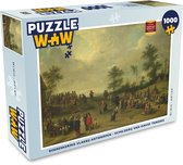 Puzzel Boerenkermis vlakbij Antwerpen - schilderij van David Teniers - Legpuzzel - Puzzel 1000 stukjes volwassenen