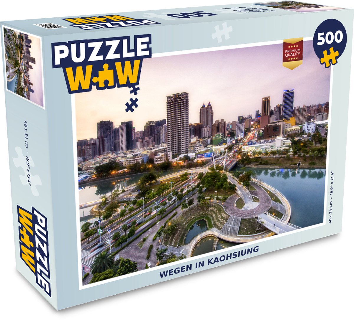 Puzzel Wegen in Kaohsiung - Legpuzzel - Puzzel 500 stukjes | bol.com
