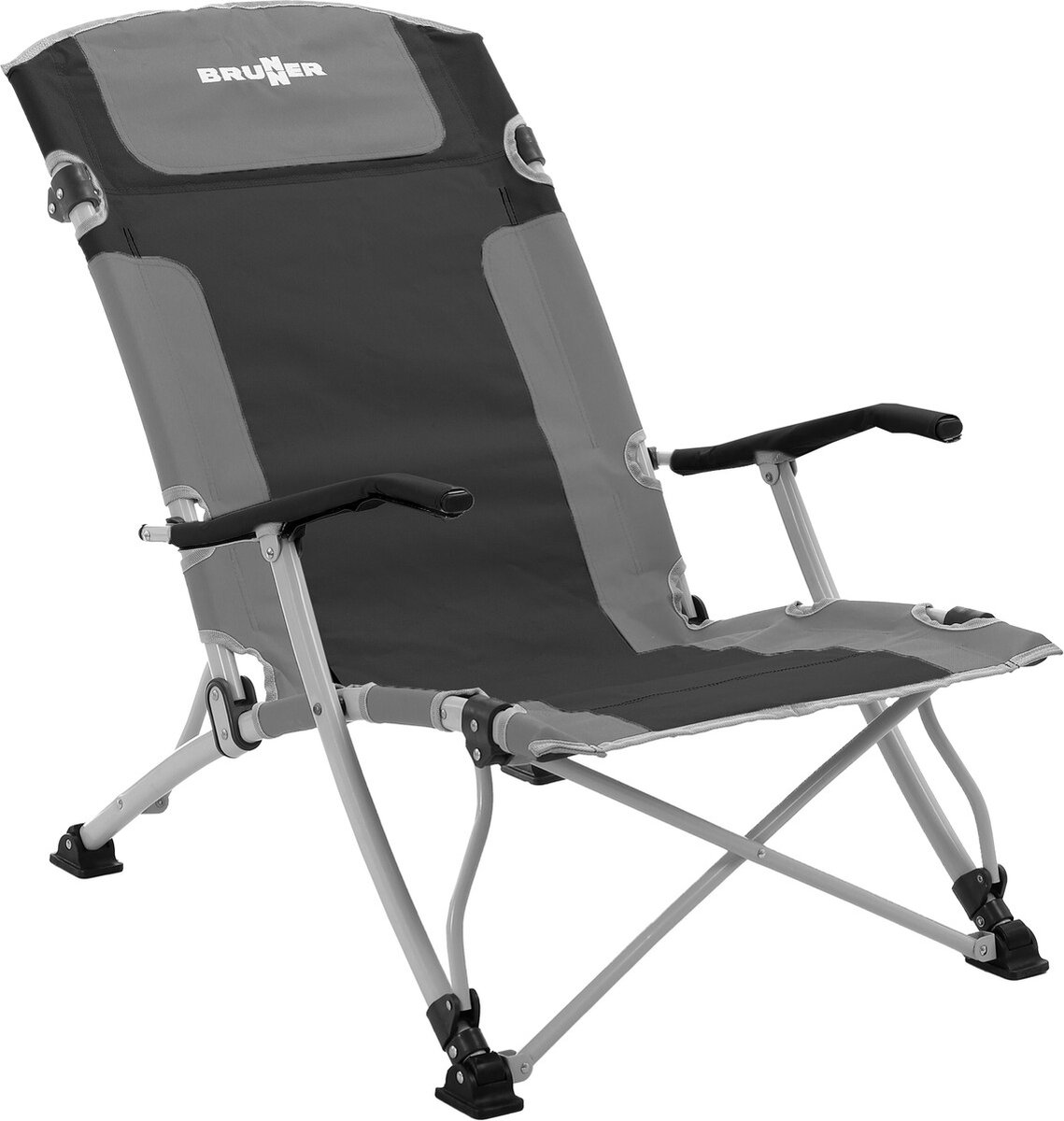 Brunner Bula XL Chair, grijs/zwart
