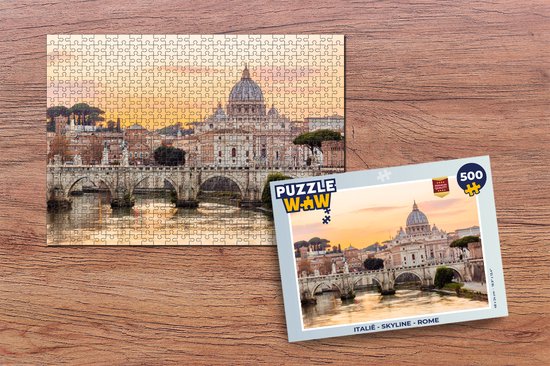 Puzzle Italie - Skyline - Rome - Puzzle - Puzzle 500 pièces