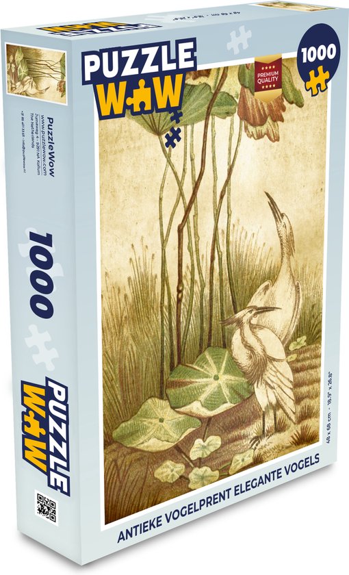 Dieren Puzzel van Gerecycled Karton 9 Stukjes Coq en Pâte