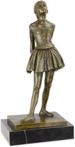 Bronzen beeld - De kleine danseres - Gedetailleerd sculptuur - 38,2 cm hoog