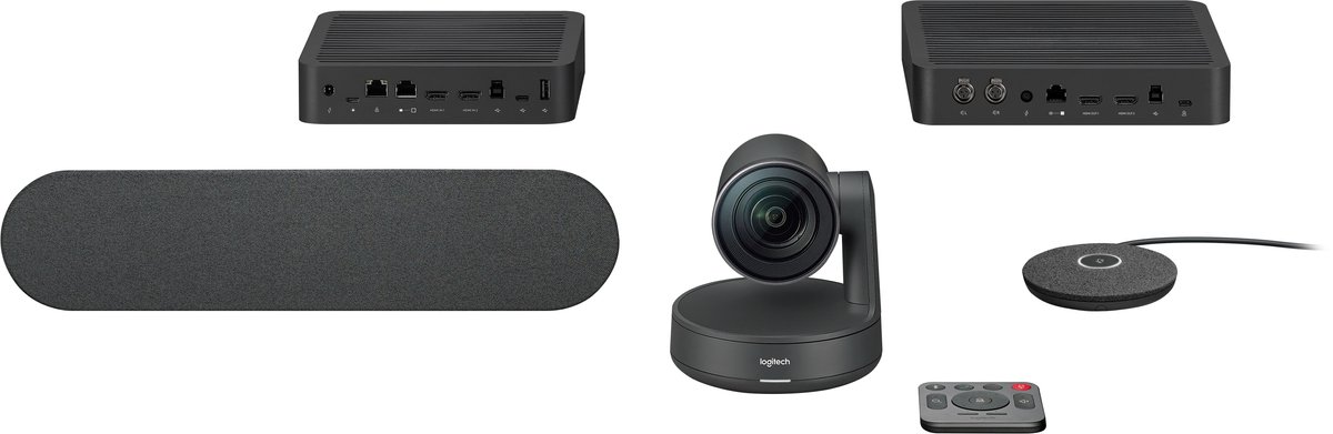 Logitech Rally Ultra-HD 4K-webcam 1440 x 720 Pixel Standvoet