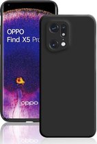 Coque en silicone pour Oppo Find X5 Pro - Zwart - ZT Accessoires