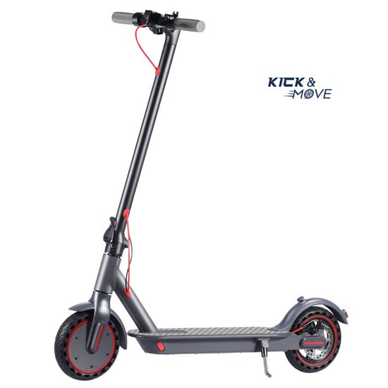 Kick&move - elektrische step - e scooter - anti lek banden - 32 km/u - app - led verlichting - cruise control - schokbestendige wielen - anti diefstal optie