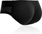 Push up - Butt lifter - Corrigerend - Slip met vulling - Ondergoed - Broekje - Onderbroek - Zwart - Large