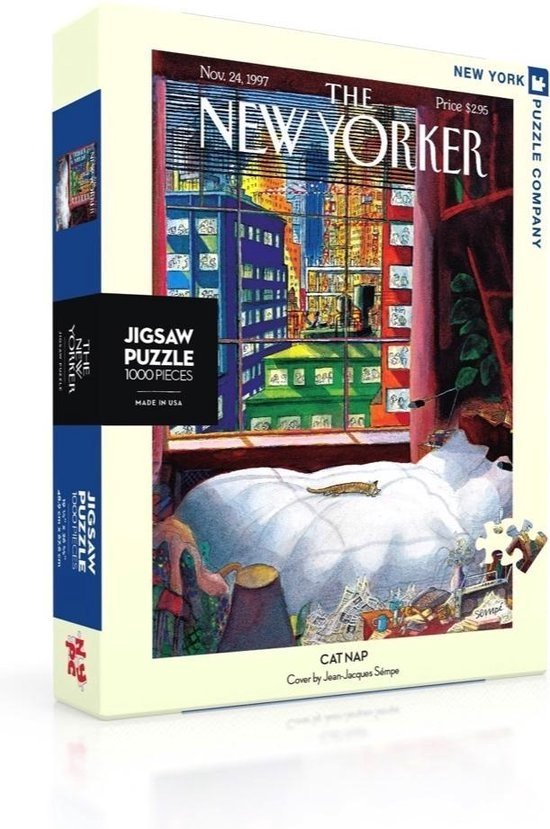 New York Puzzle Company Cat Nap - 1000 pieces | bol.com