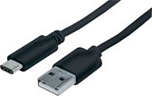 Manhattan - USB-C Male naar USB 2.0 A Male - 1 m