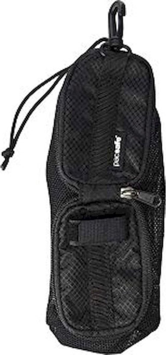 Pacsafe Packable water bottle pouch Bidonhouder Zwart (Black)