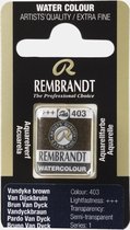 Rembrandt water colour napje VanDyke brown (403)