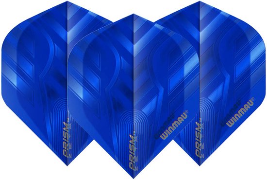 WINMAU - Prism Zeta Blauw Dartvluchten - 1 set per pakket (3 vluchten in totaal) van Merkloos — afbeelding 2