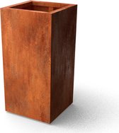 Jardinière Artesa Acier Corten Geroba 50x50x100cm (LxlxH)