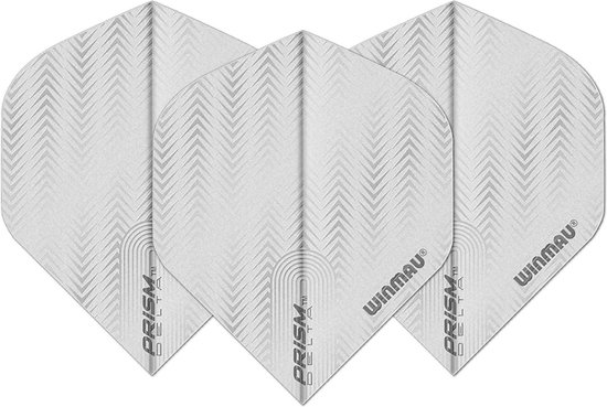 WINMAU - Prism Delta Wit Dartvluchten - 1 set per pakket (3 vluchten in totaal) van Merkloos — afbeelding 2