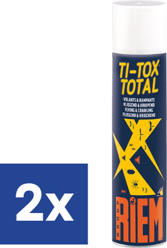 Riem Ti Tox Total Insecticide - 2 x 400 ml