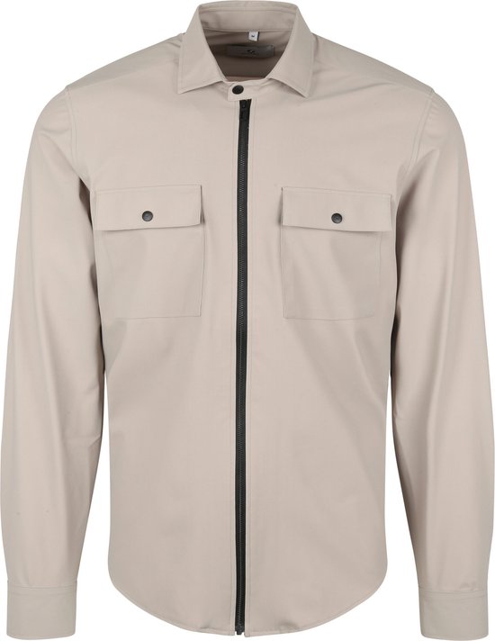 Suitable - Jacket Shirt Beige - Heren - Maat XXL - Modern-fit