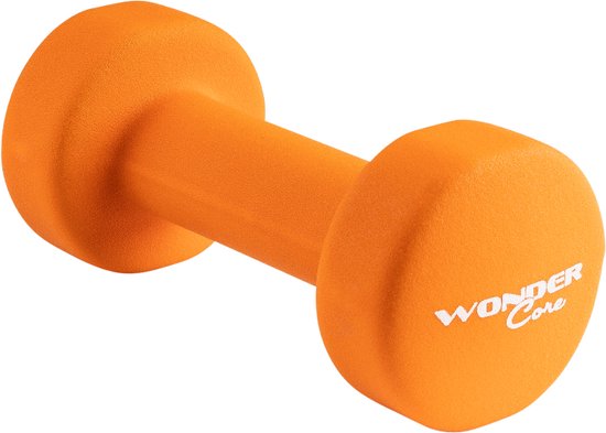 Wonder Core, Neoprene Dumbbell – 3 kg – Orange, gewichten, halters,  dumbbells,... | bol.com