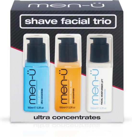 men-ü Shave Facial Trio Gift Set 300 ml.